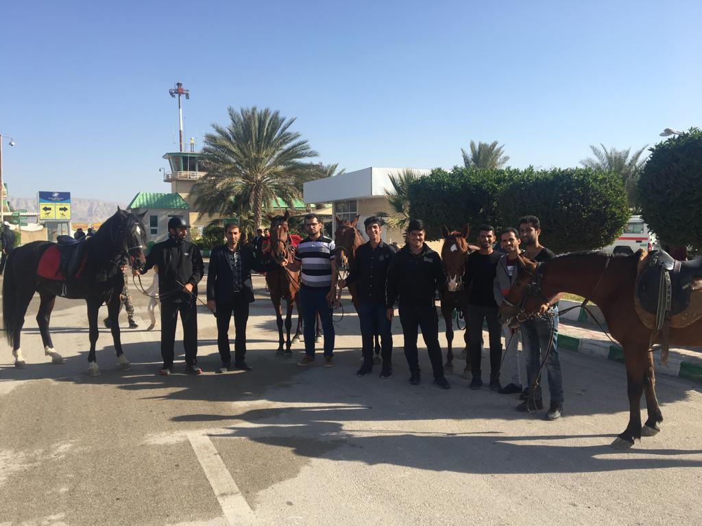 تشکر و قدردانی از لطف باشگاه امید زمان در خصوص در اختیار گداشتن اسب های باشگاه برای مراسم 12 بهمن